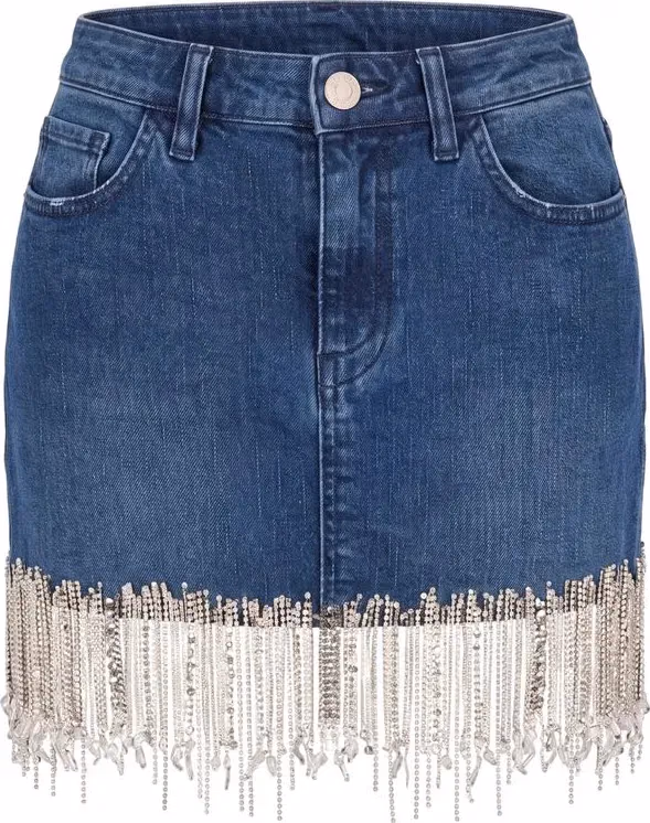 Trussardi Jeans Blue Denim Women Skirt