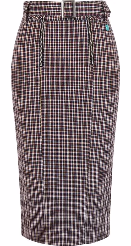Trussardi Jeans Black Cotton Women Skirt