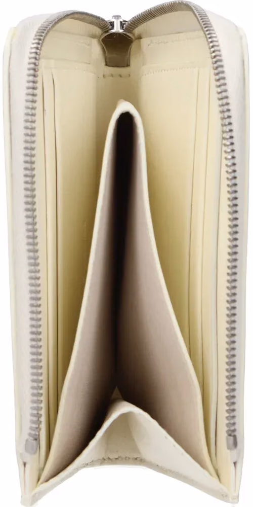 Jil Sander White Leather Wallet