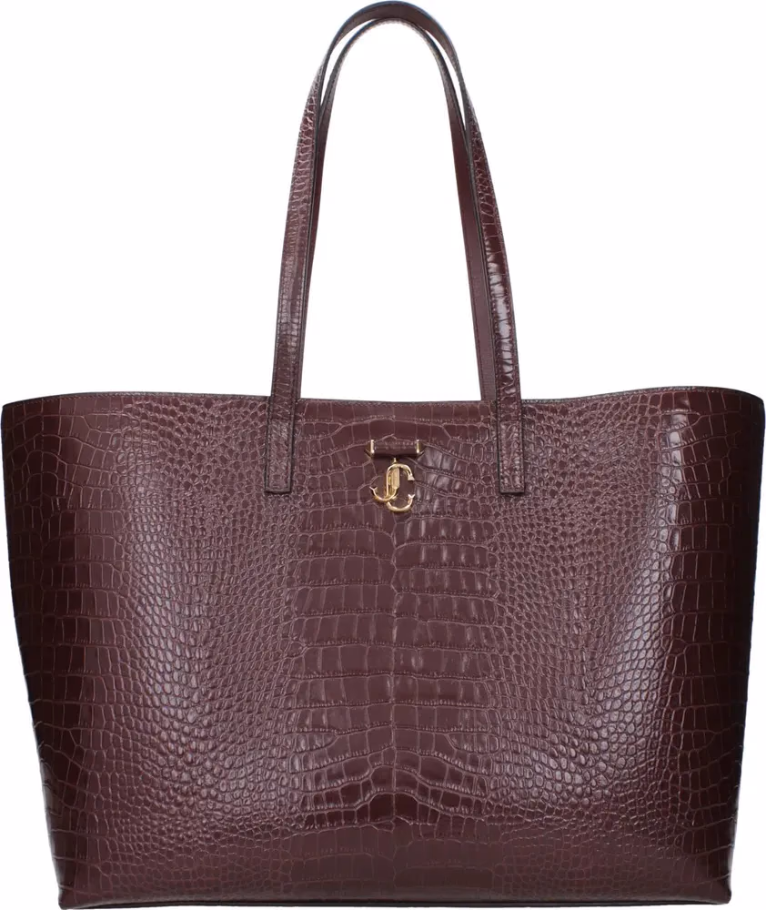 Jimmy Choo Red Leather Shoulder Bag