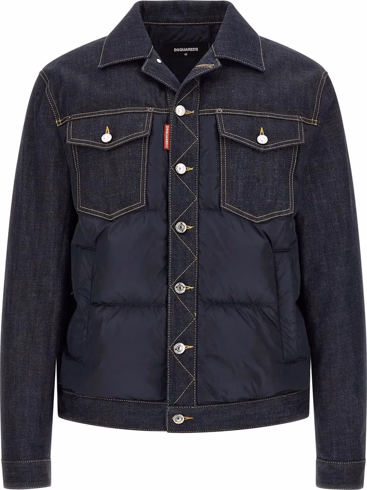 Dsquared² Blue Cotton Denim Jacket