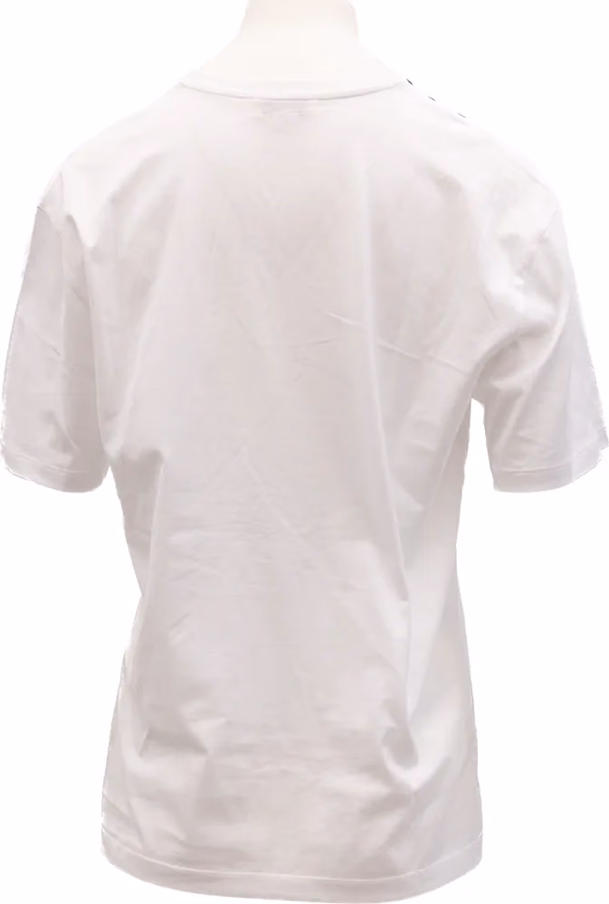 Alexander McQueen White Cotton Printed T-shirt