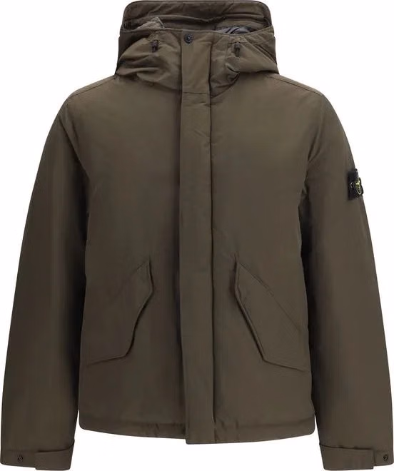 Stone Island Bicolor Polyester Shell Jacket