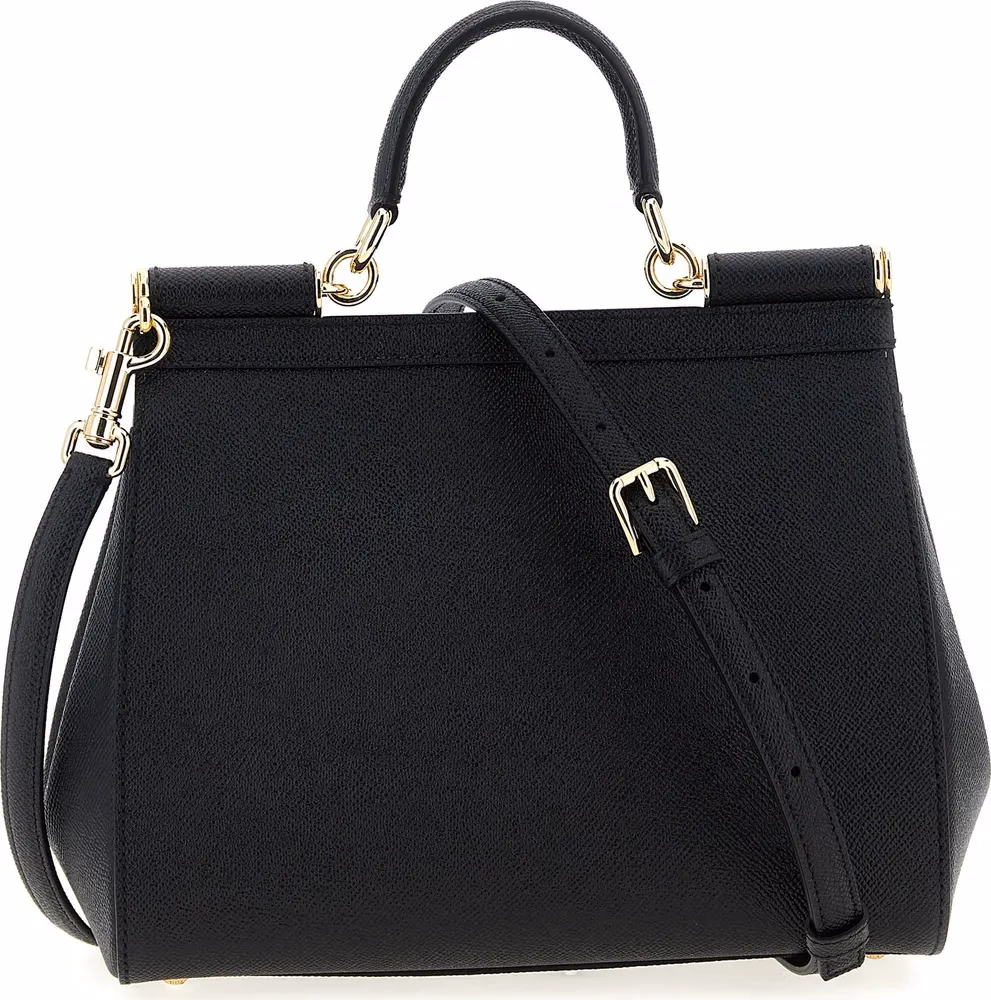 Dolce & Gabbana Black Calfskin Handbag