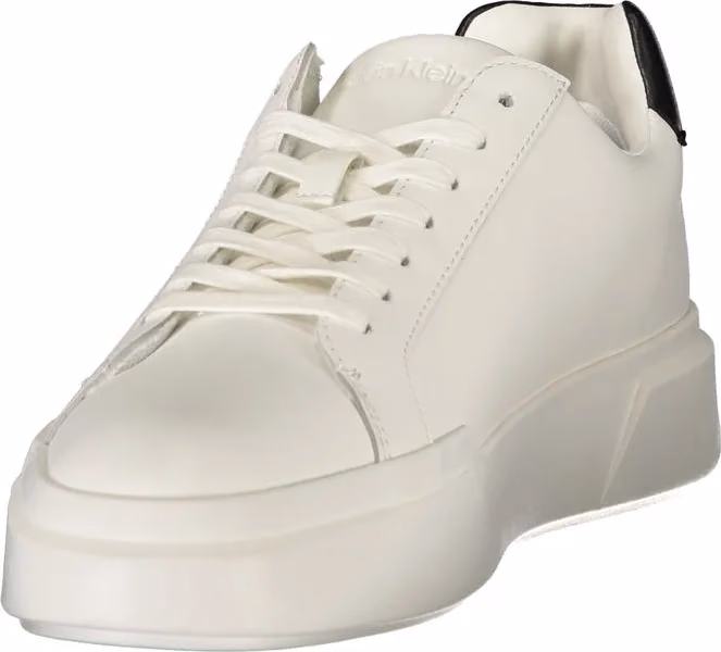 Calvin Klein White Leather Men's Sneaker
