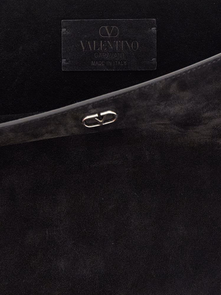 Valentino Garavani Black Calfskin Shoulder Bag
