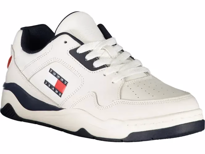 Tommy Hilfiger Bianco Leather Men's Sneaker