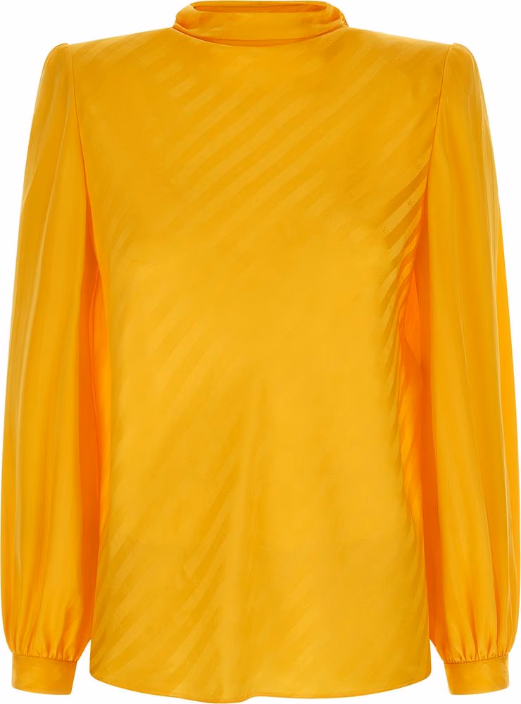 Valentino Garavani Bicolor Silk Blouse