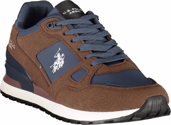 U.S. POLO ASSN. Brown Polyurethane Men's Sneaker