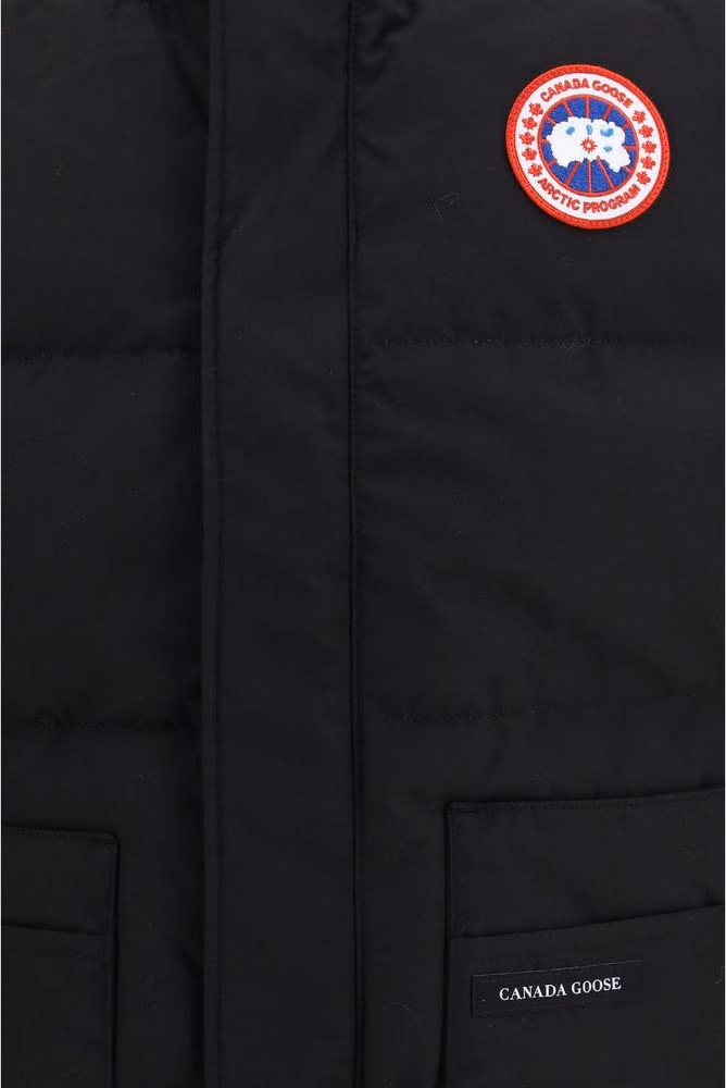 Canada Goose Black Recycled Polyester Sleeveless Jacket