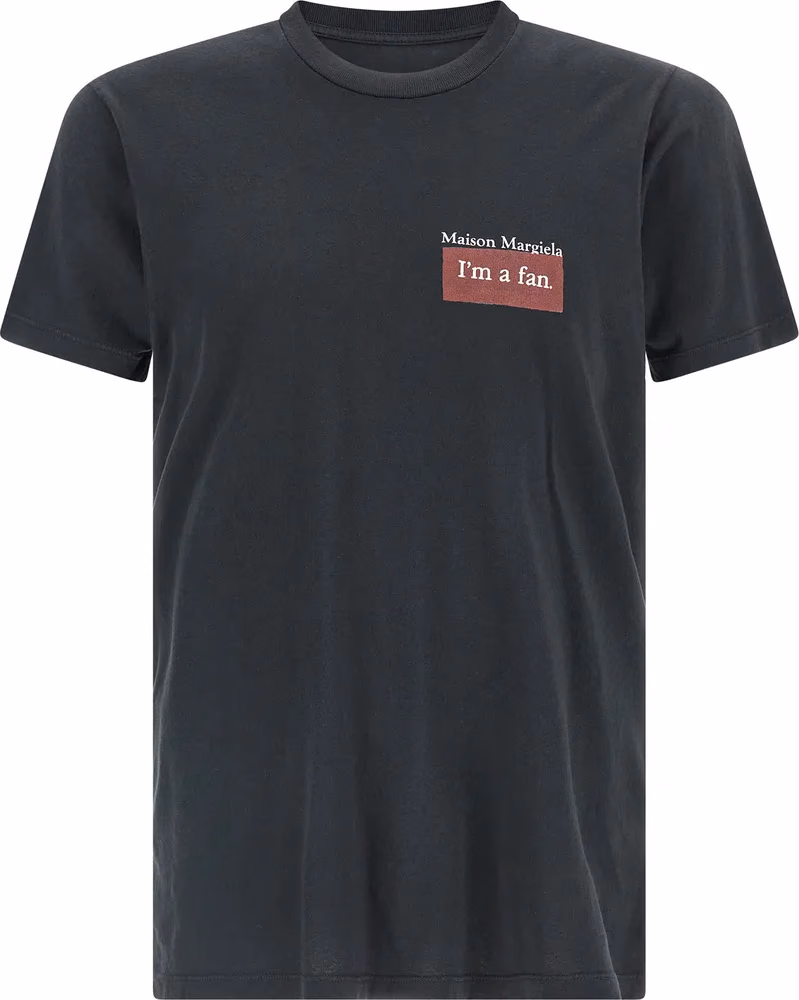 Maison Margiela Black Cotton T-Shirt