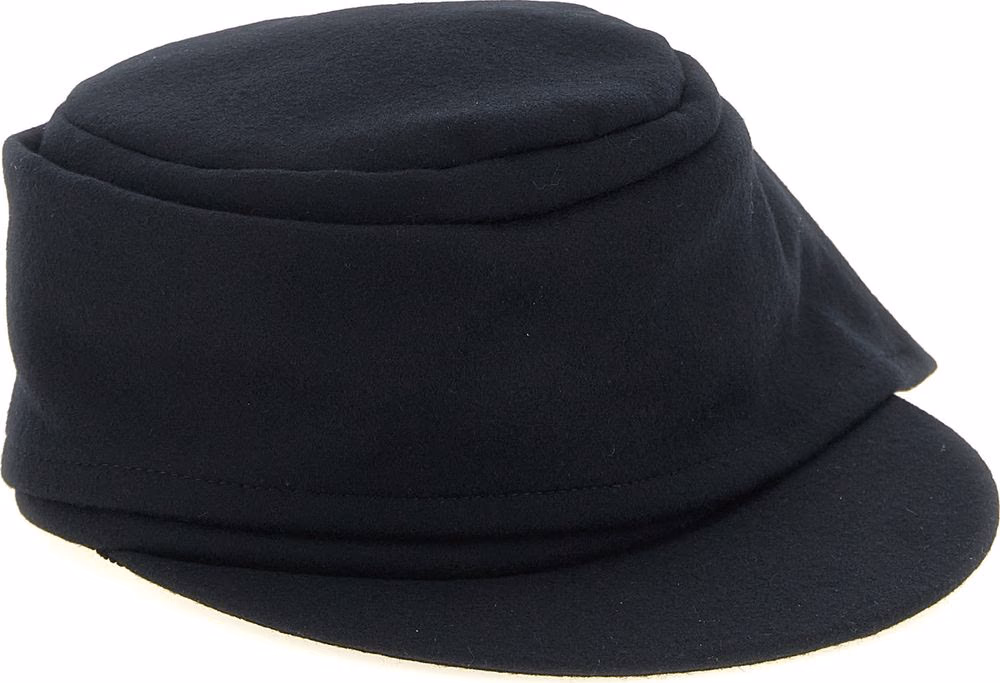 Yohji Yamamoto Black Polyamide Cap (Baseball Hat)