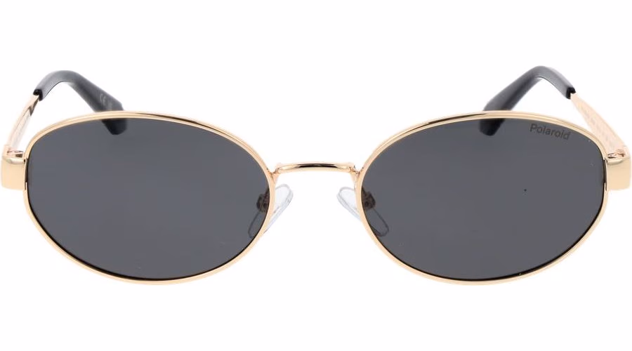 Polaroid Gold Metal Sunglasses