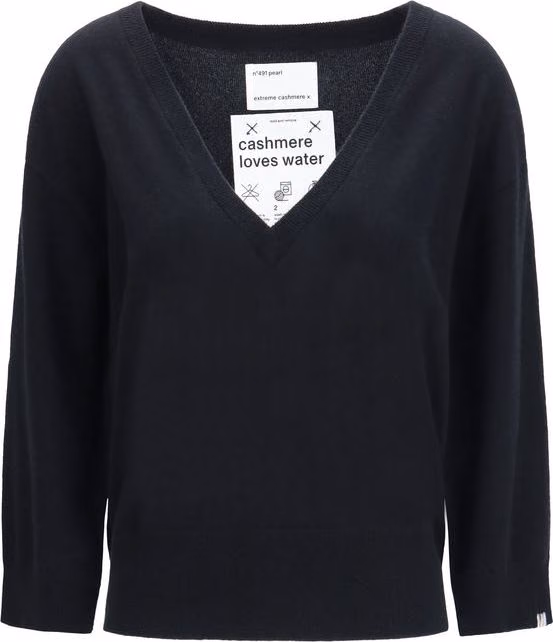 Extreme Cashmere Black Cashmere Sweater