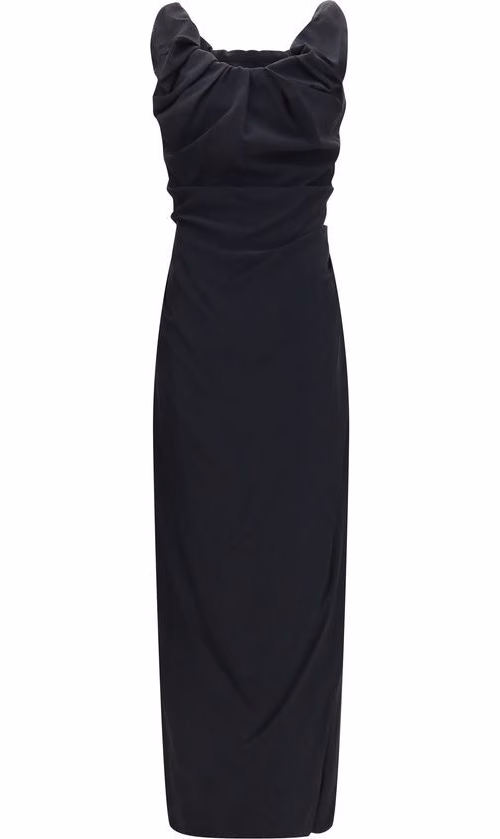 Vivienne Westwood Black Viscose Casual Dress