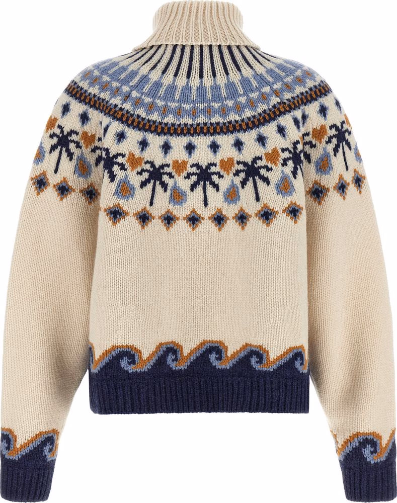 Alanui Multicolor Virgin Wool Cardigan