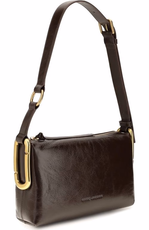 Marc Jacobs Brown Calf Leather Bos Taurus Shoulder Bag