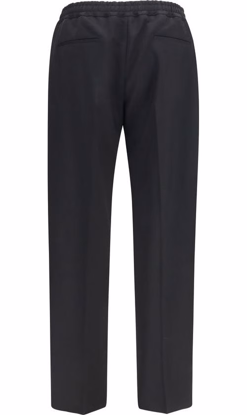 Valentino Garavani Black Cotton Chino Pants