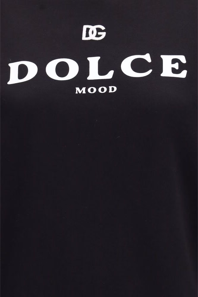Dolce & Gabbana Black Cotton Sweatshirt
