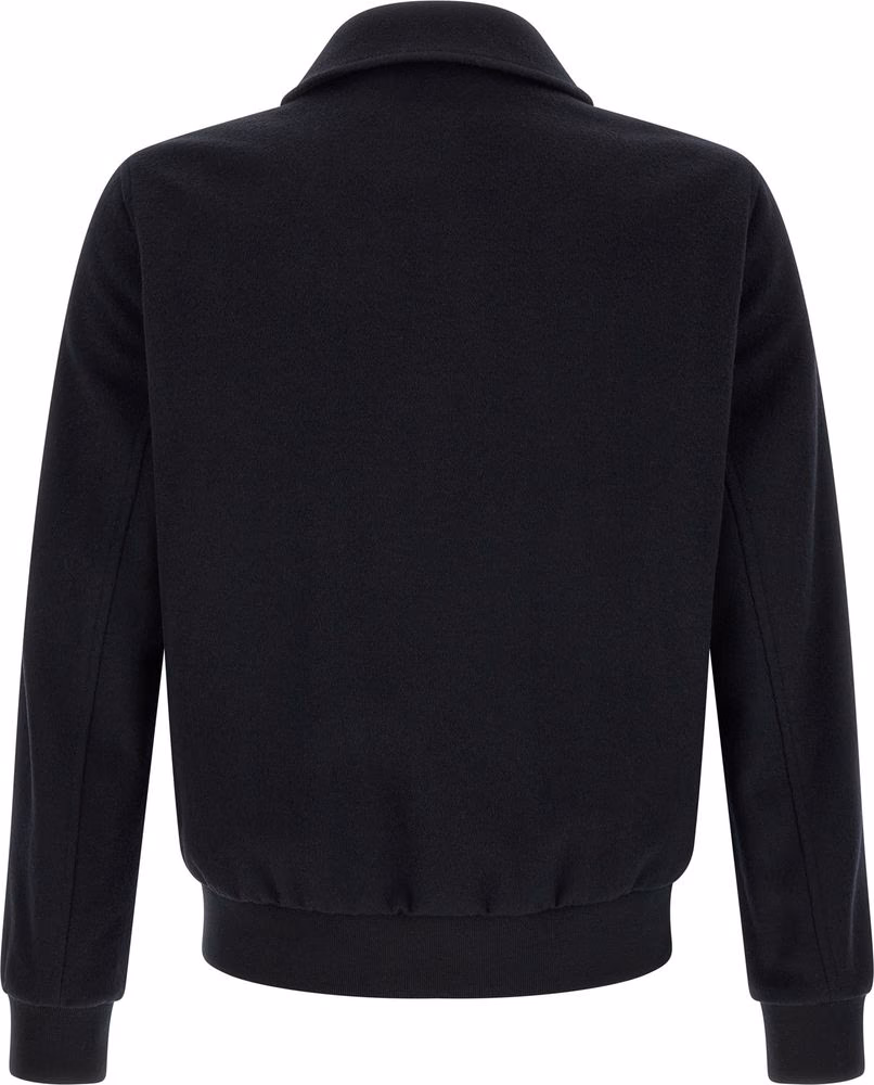 Pal Zileri Black Wool Bomber
