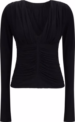 Black Viscose Dress Shirt