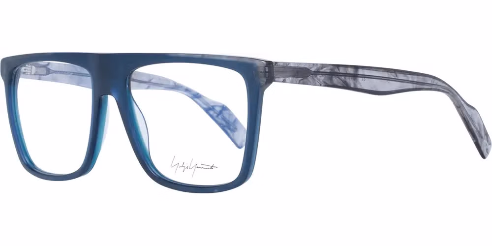 Yohji Yamamoto Blue Plastic Glasses (Frames)