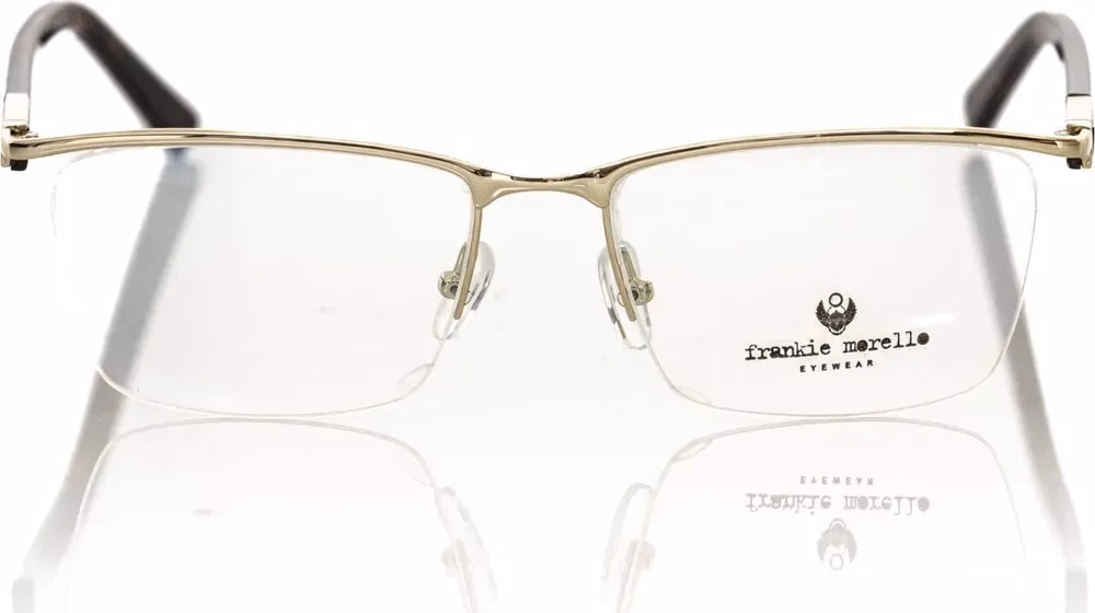 Frankie Morello Gold Metallic Mens Frame