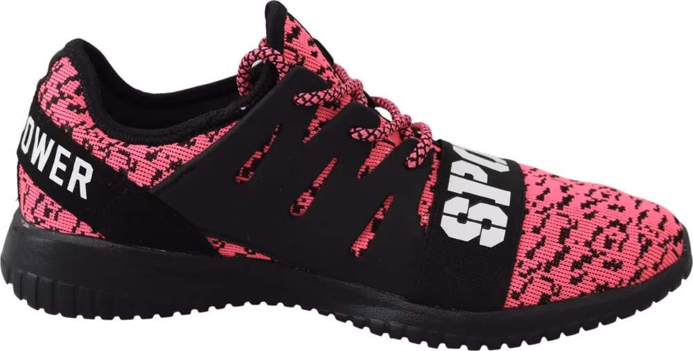 Plein Sport Pink Blush Polyester Runner Joice Sneakers Shoes