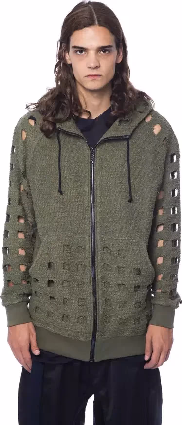 Nicolo Tonetto Army Cotton Men Sweater