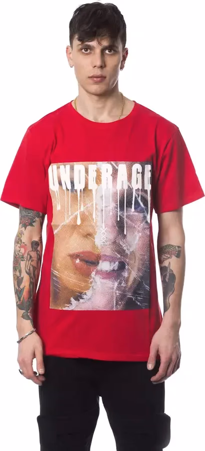 Nicolo Tonetto Red Cotton Men's T-Shirt