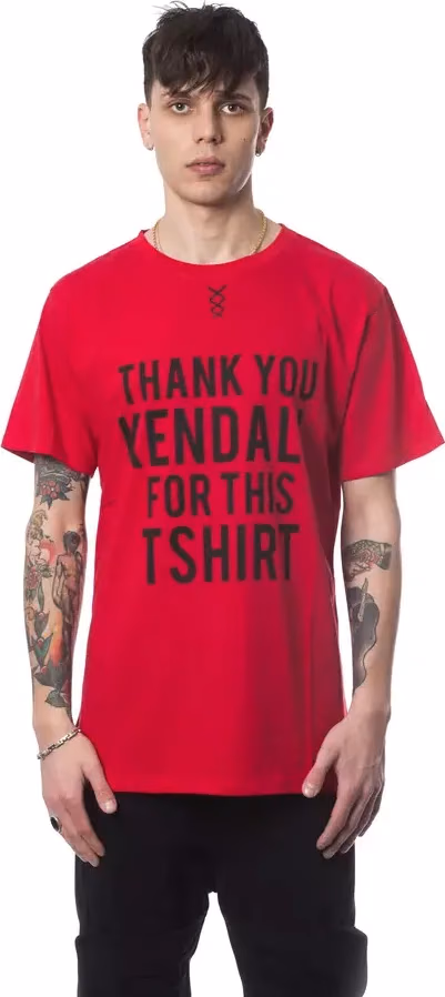 Nicolo Tonetto Red Cotton Men's T-Shirt