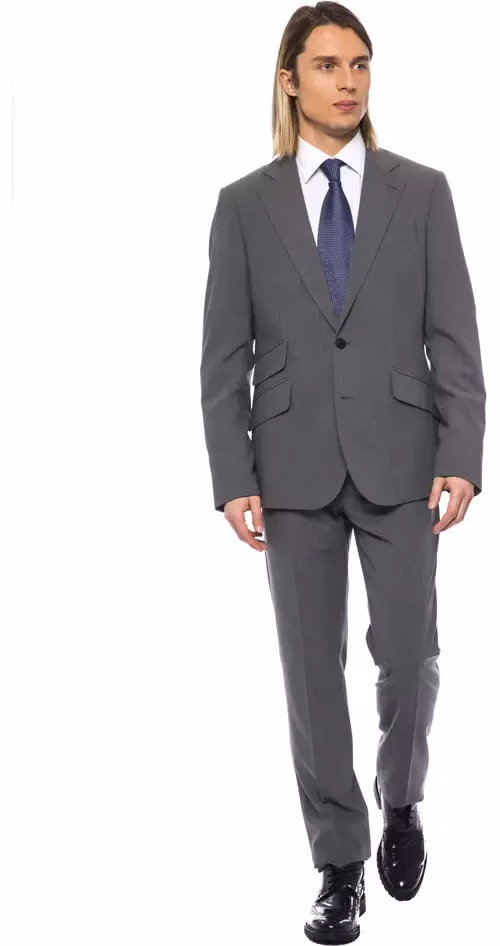 Billionaire Italian Couture Gray Wool Men's Blazer