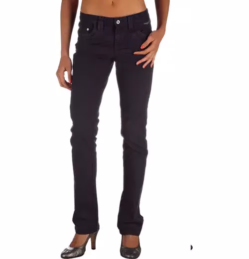 Ungaro Fever Blue Cotton Women's Regular Fit Jean