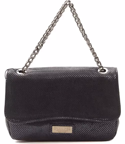 Pompei Donatella Blue Leather Women Crossbody Bag