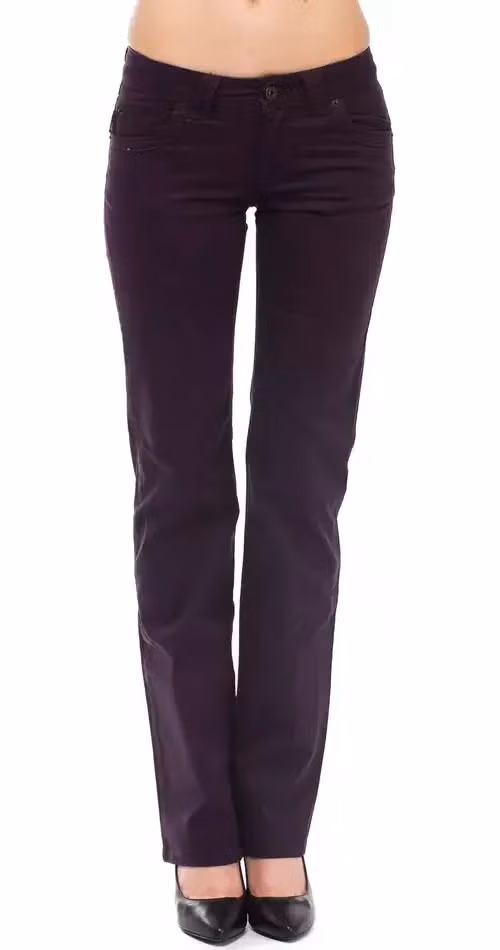 Ungaro Fever Purple Cotton Women Jeans