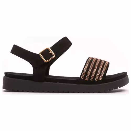 Péché Originel Gold Textile Women Sandal