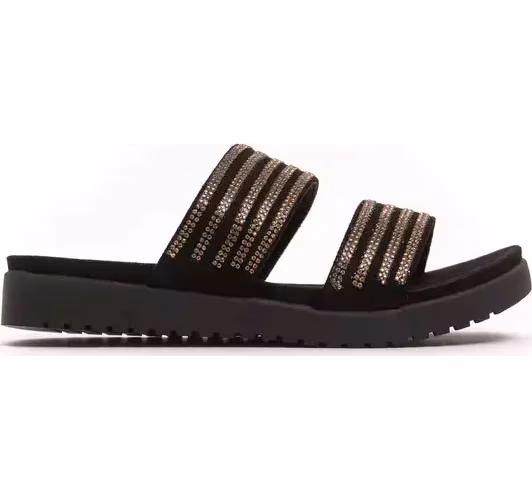 Péché Originel Gold Textile Women Sandal