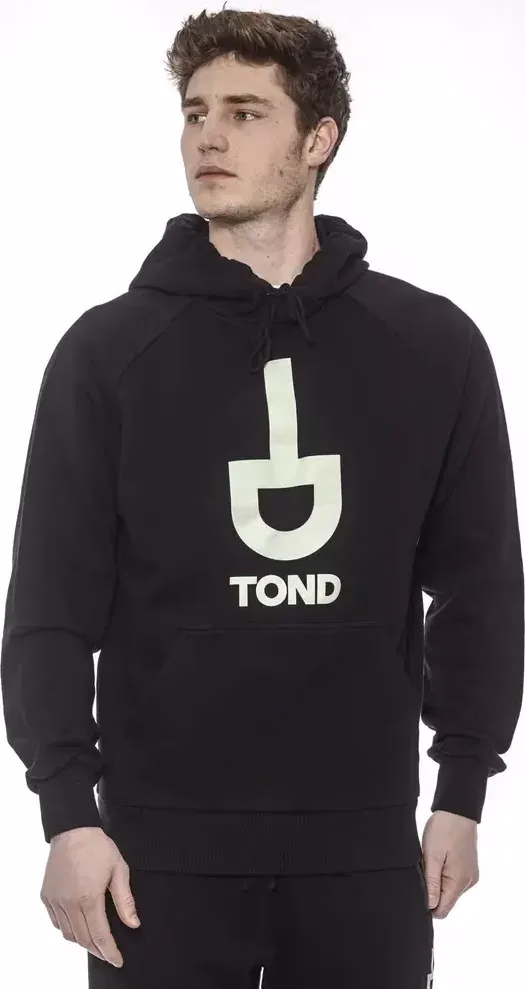 Tond Black Cotton Men Sweater
