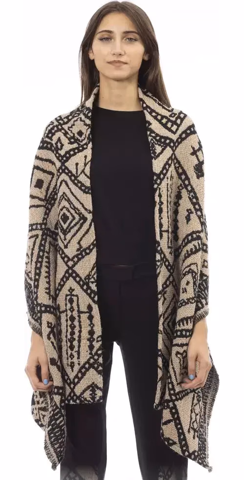 Alpha Studio Brown Wool Women Scarf