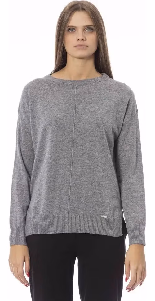 Baldinini Trend Gray Viscose Women Sweater