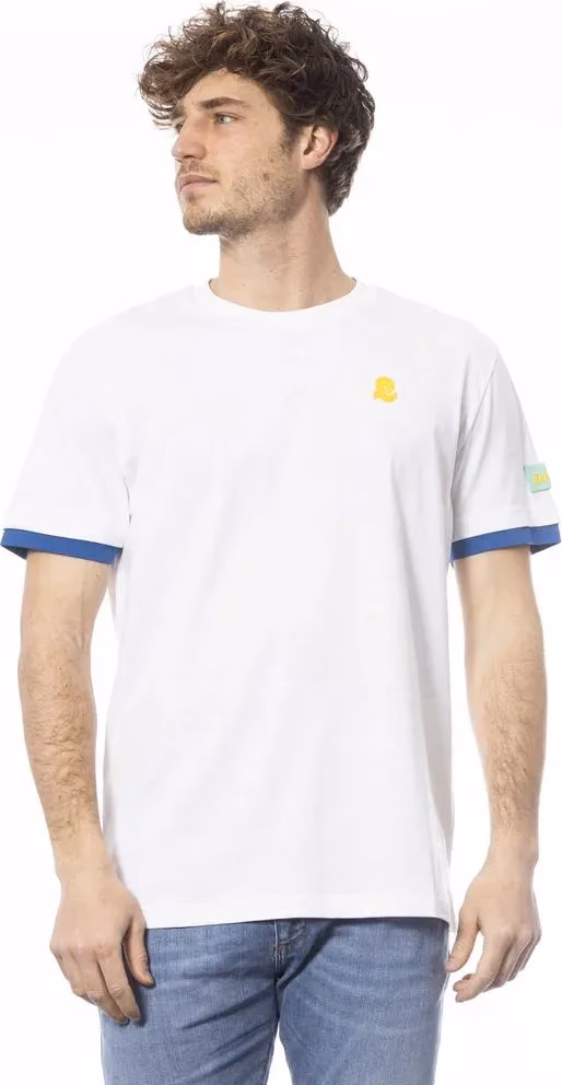 Invicta White Cotton Men's T-Shirt