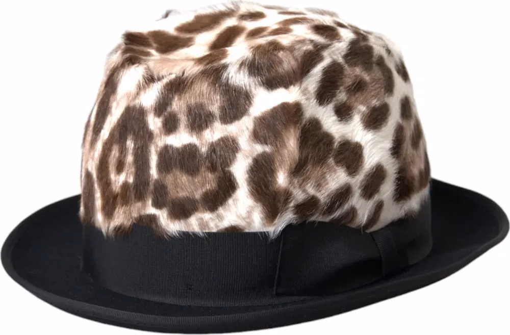 Dolce & Gabbana Multicolor Leopard Women Fedora Hat