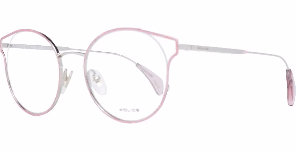 Police Pink Metal & Plastic Glasses (Frames)