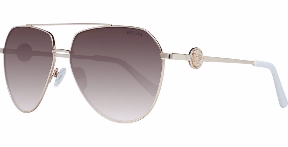 Guess Gold Metal Sunglasses