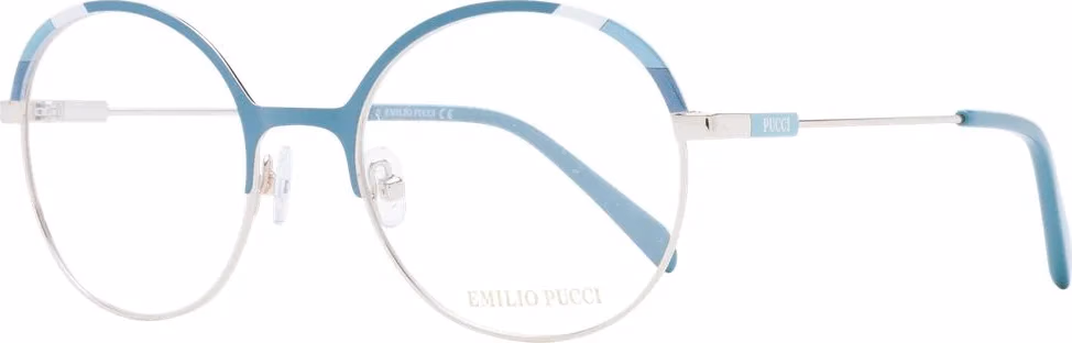 Emilio Pucci Turquoise Metal Glasses (Frames)