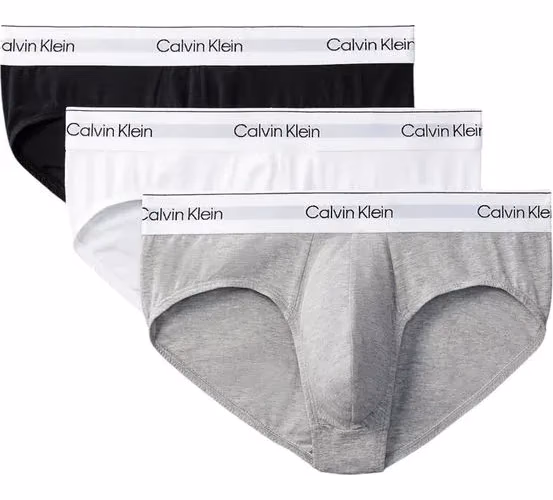 Calvin Klein Underwear Gray Cotton Briefs