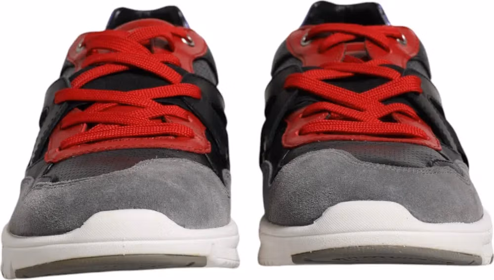 Dolce & Gabbana Multicolor Leather Suede Low Top Sneakers Shoes