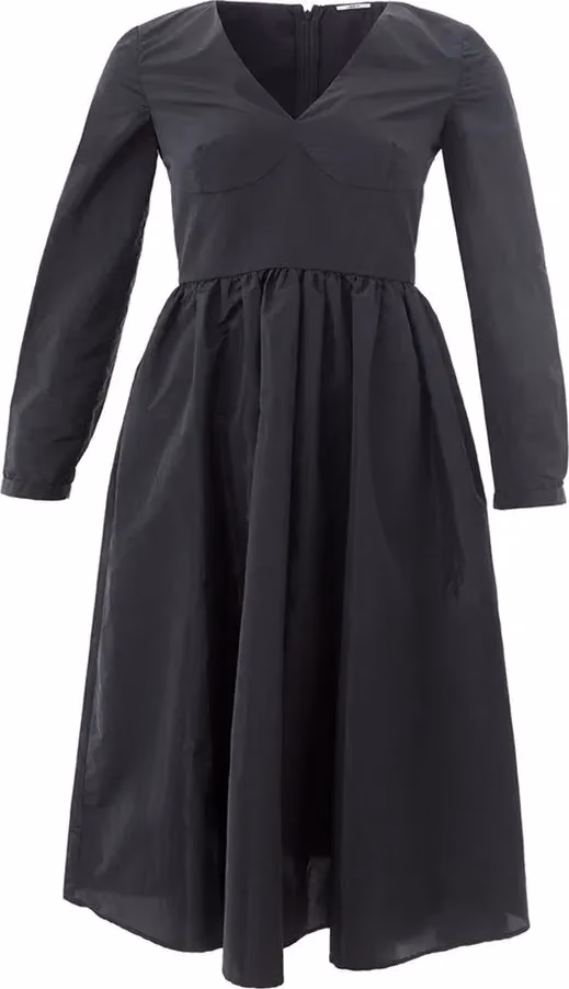 Lardini Black Polyester Cocktail Dress
