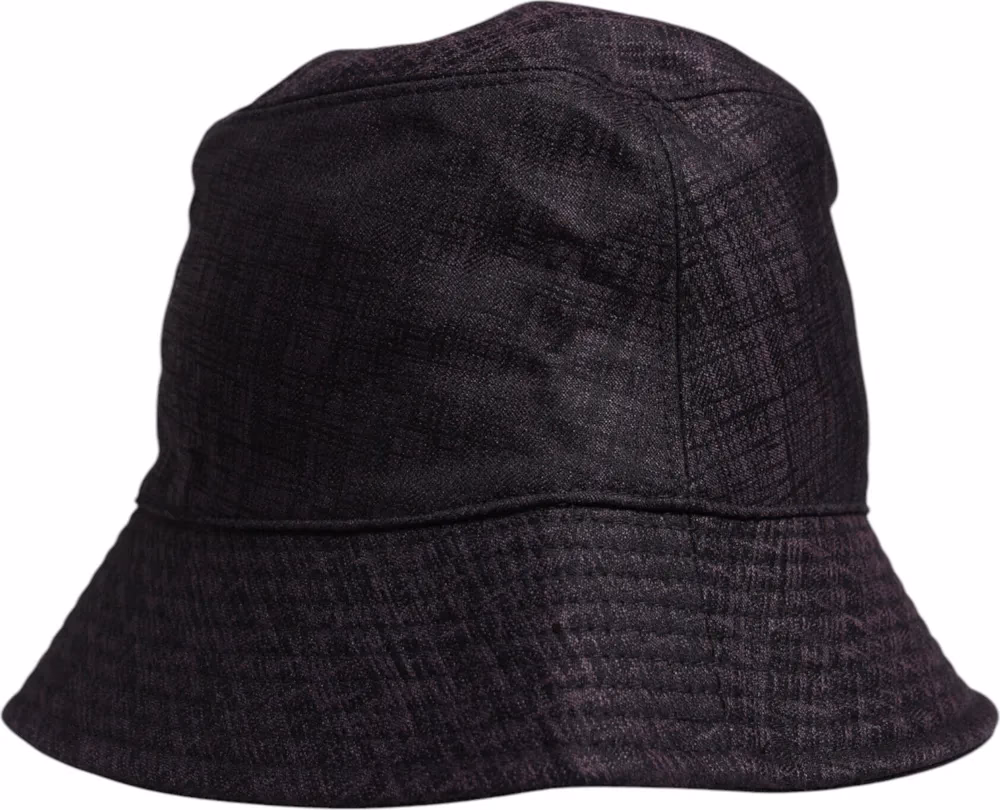 Dolce & Gabbana Black Wide Brim Nylon Bucket Hat