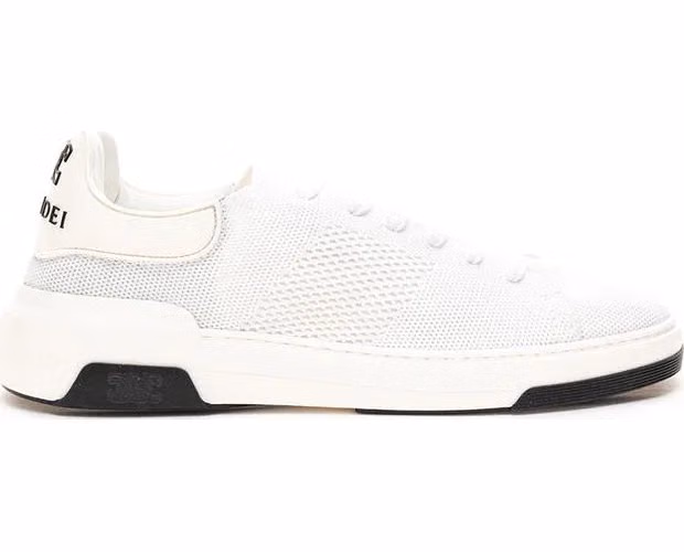 Casadei White Leather Athletic Sneakers